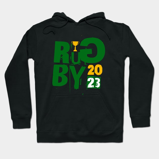 Rugby 2023 Hoodie by Graffik-Peeps